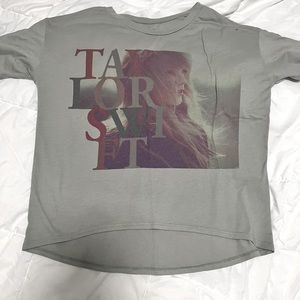 Taylor Swift Red Era Green Short Sleeve Shirt